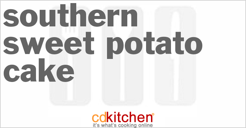 Southern Sweet Potato Cake - CDKitchen.com