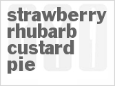 Strawberry-Rhubarb Custard Pie Recipe