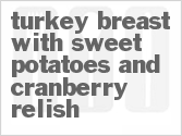 recipe for slow cooker turkey breast with sweet potatoes and cranberry relish