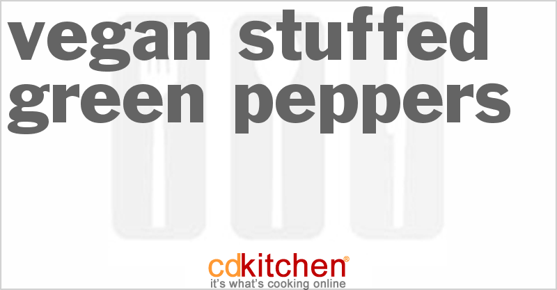 Vegan Stuffed Green Peppers - CDKitchen.com