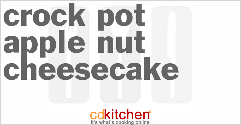 Apple Nut Cheesecake - CDKitchen.com