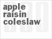 recipe for apple raisin coleslaw