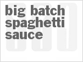 recipe for big batch spaghetti sauce