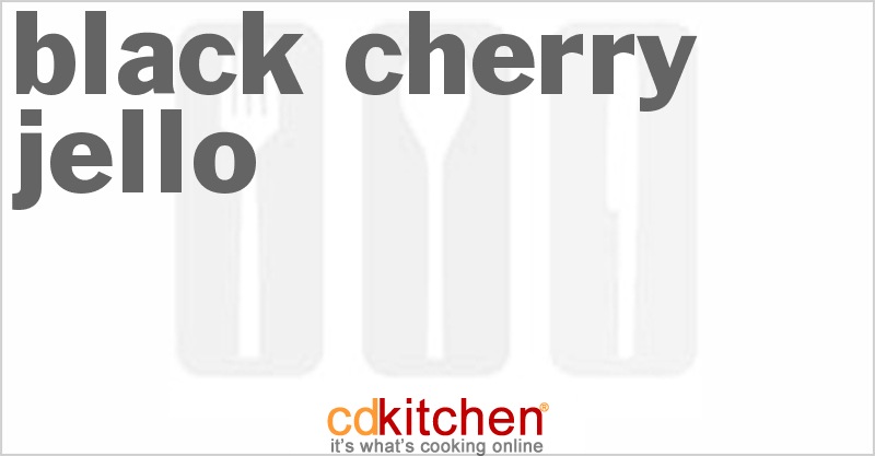 Black Cherry Jello - CDKitchen.com