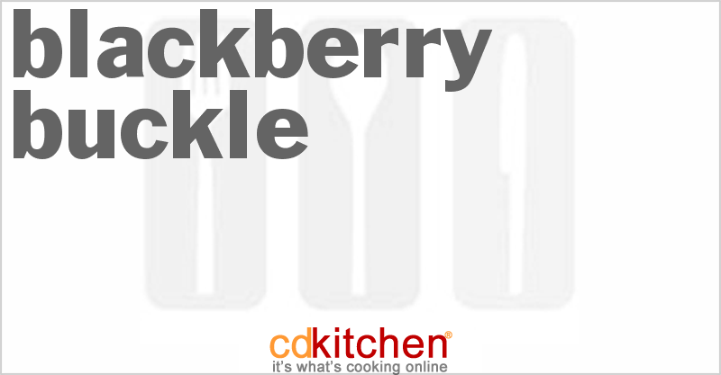 Blackberry Buckle - CDKitchen.com