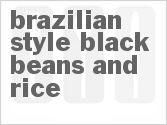 recipe for brazilian-style black beans and rice