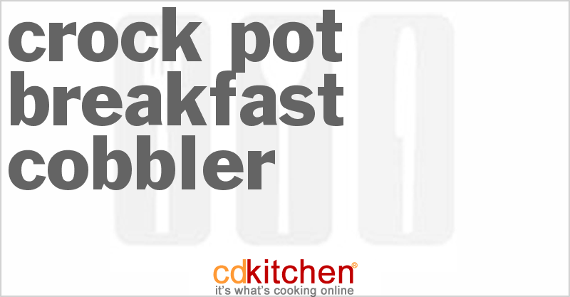 Breakfast Cobbler - CDKitchen.com