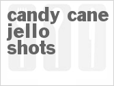 recipe for candy cane jello shots