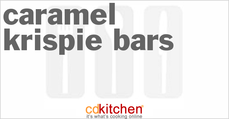 Caramel Krispie Bars - CDKitchen.com