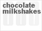 recipe for chocolate milkshakes