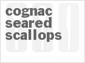 recipe for cognac-seared scallops