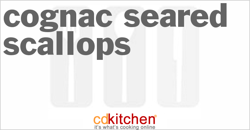 Cognac-Seared Scallops - CDKitchen.com