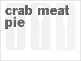 recipe for crab meat pie