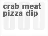 recipe for crab meat pizza dip