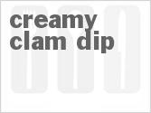recipe for creamy clam dip