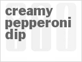 recipe for creamy pepperoni dip