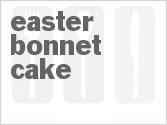 recipe for easter bonnet cake