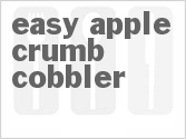 recipe for easy apple crumb cobbler