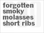 recipe for slow cooker forgotten smoky molasses short ribs