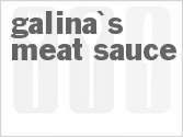 recipe for galina's meat sauce