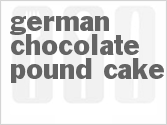 recipe for german chocolate pound cake