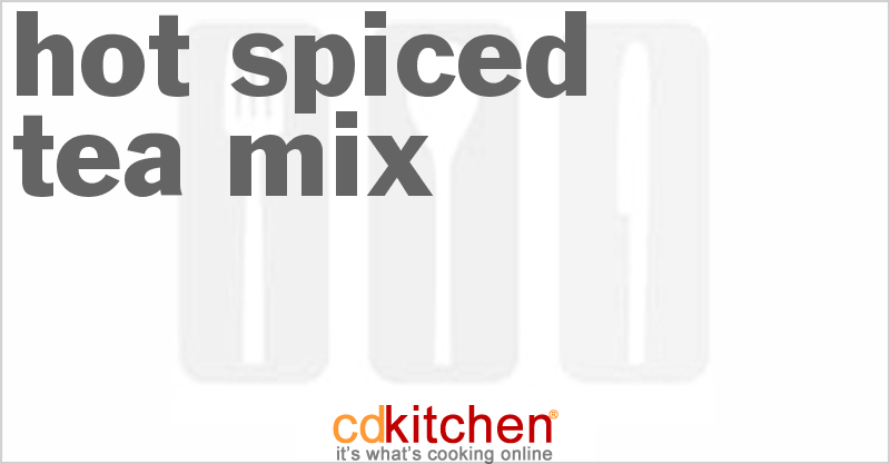 Hot Spiced Tea Mix - CDKitchen.com