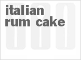 recipe for italian rum cake