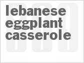 recipe for lebanese eggplant casserole
