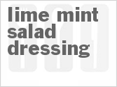 recipe for lime-mint salad dressing