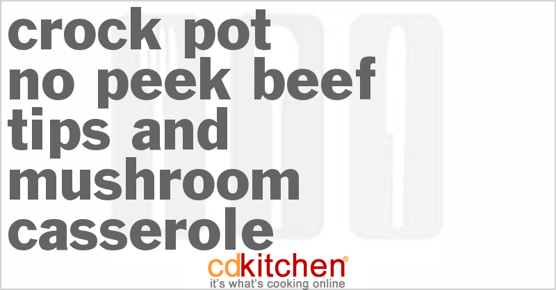 no peek beef tips recipes