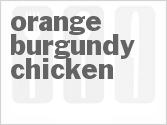 recipe for orange burgundy chicken
