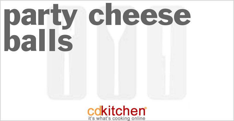 Party Cheese Balls - CDKitchen.com
