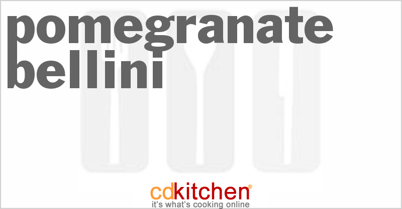 Pomegranate Bellini - CDKitchen.com