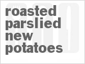 recipe for roasted parslied new potatoes
