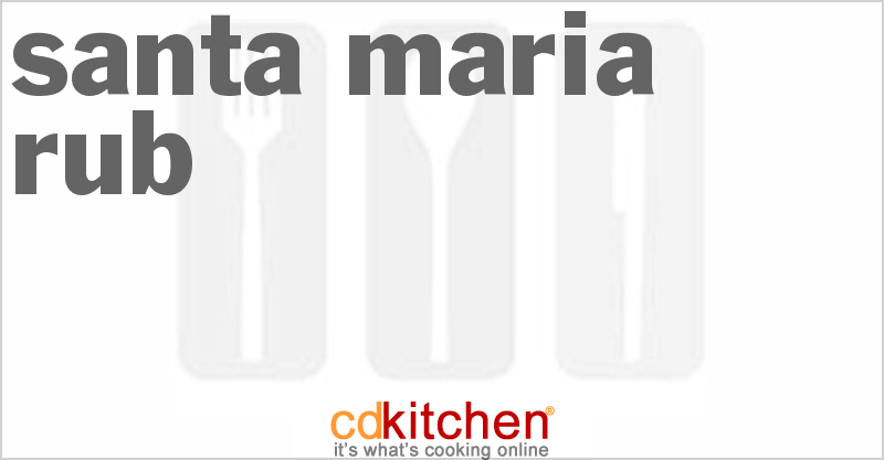 Santa Maria Rub - CDKitchen.com