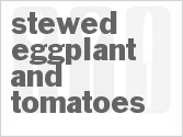recipe for stewed eggplant and tomatoes