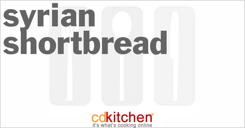 Syrian Shortbread - CDKitchen.com