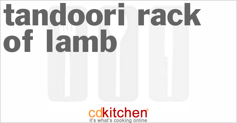 Tandoori Rack Of Lamb - CDKitchen.com