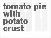 recipe for tomato pie with potato crust