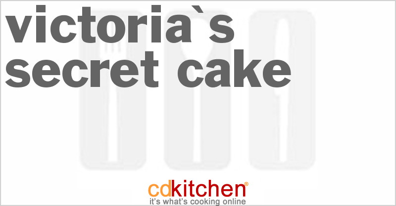 Victoria's Secret Cake - CDKitchen.com