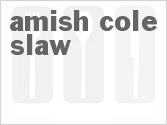 recipe for amish cole slaw