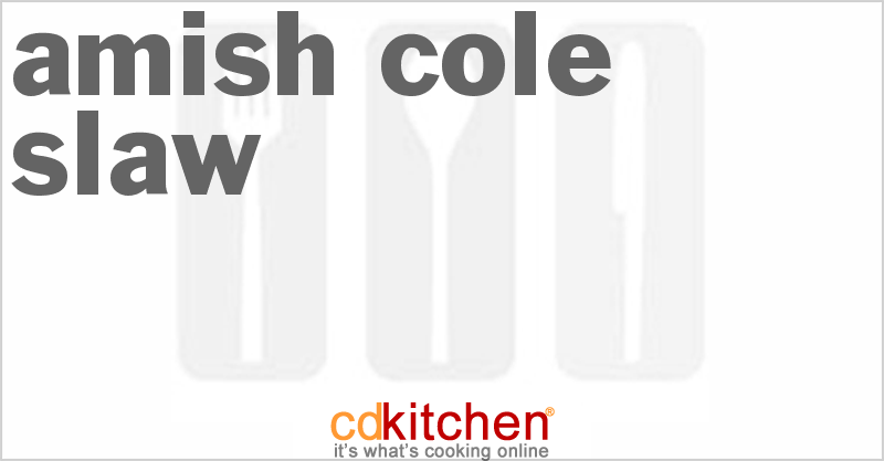 Amish Cole Slaw - CDKitchen.com