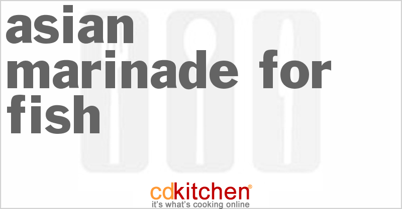 Asian Marinade For Fish - CDKitchen.com