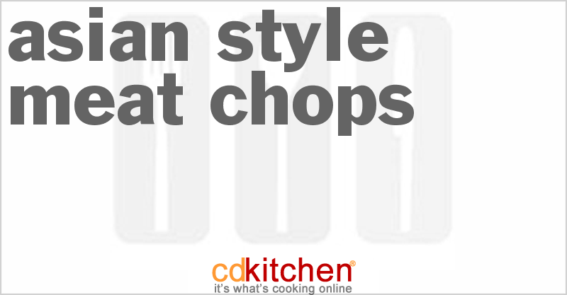Asian-Style Meat Chops - CDKitchen.com