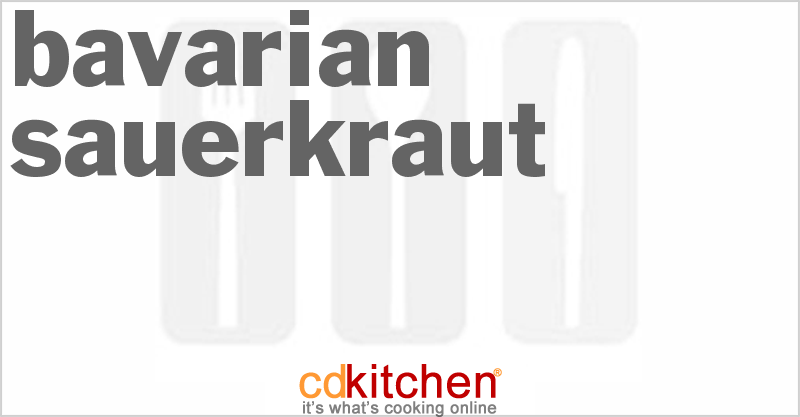 Bavarian Sauerkraut - CDKitchen.com