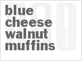 recipe for blue cheese walnut muffins
