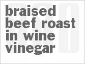 recipe for braised beef roast in wine vinegar