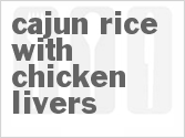 recipe for cajun rice with chicken livers