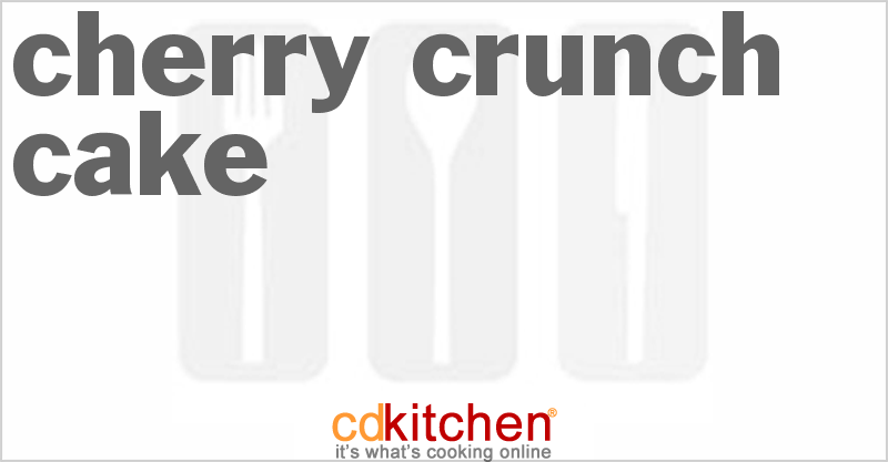 Cherry Crunch Cake - CDKitchen.com
