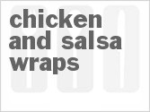 recipe for chicken and salsa wraps